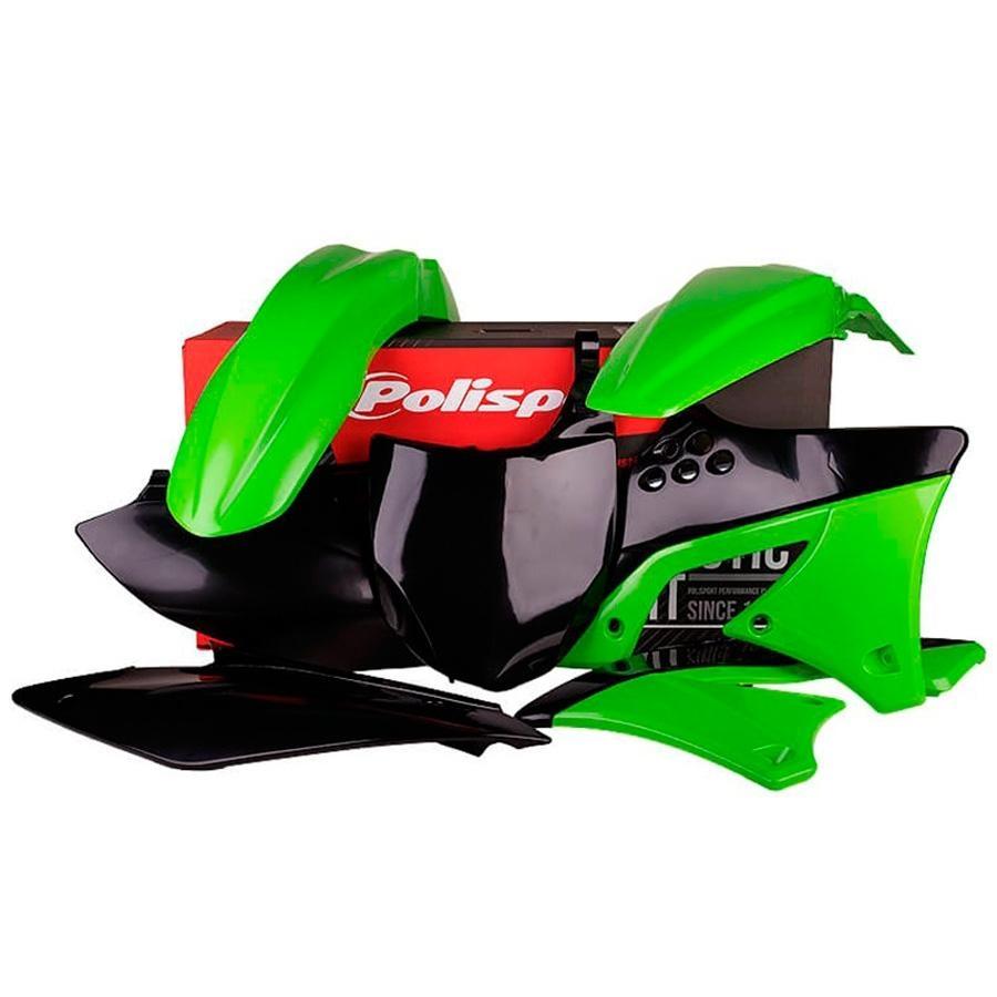 KIT PLASTICA COMPLETO POLISPORT  KAWASAKI COLOR ORIGINAL    90463