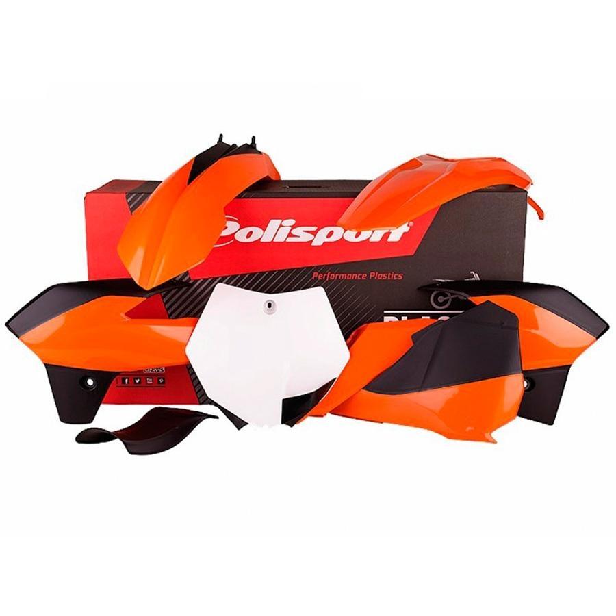 KIT PLASTICA COMPLETO POLISPORT  KTM COLOR ORIGINAL    90555