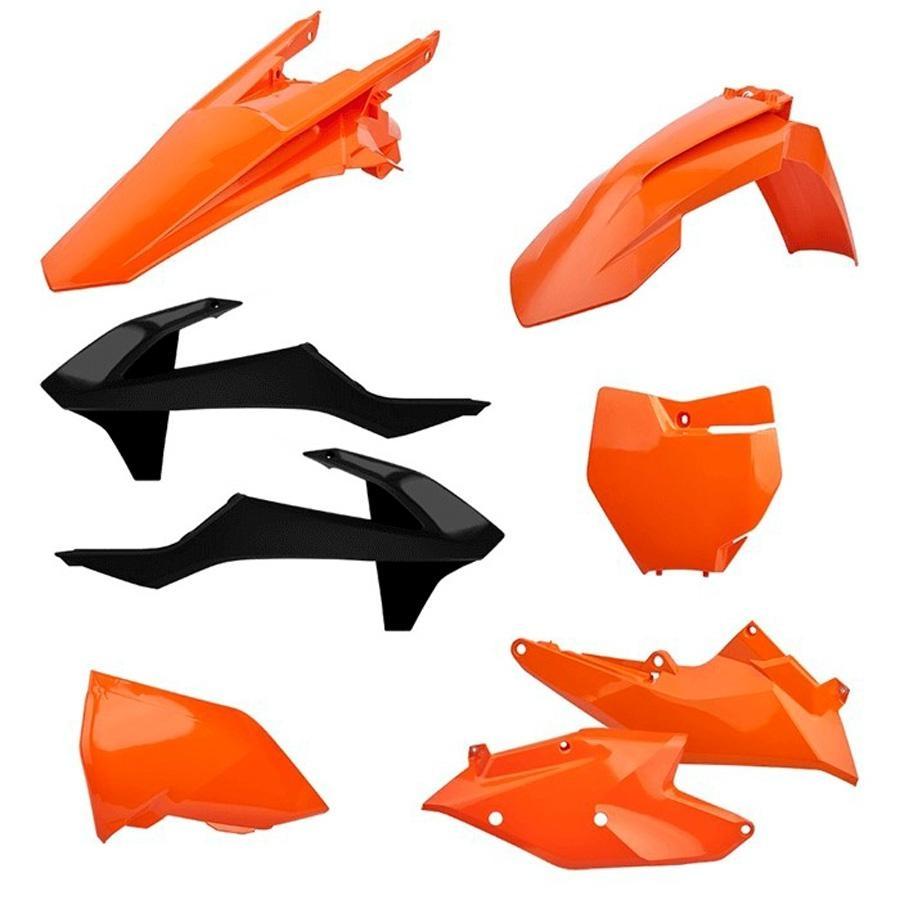 KIT PLASTICA COMPLETO POLISPORT KTM COLOR ORIGINAL 90707