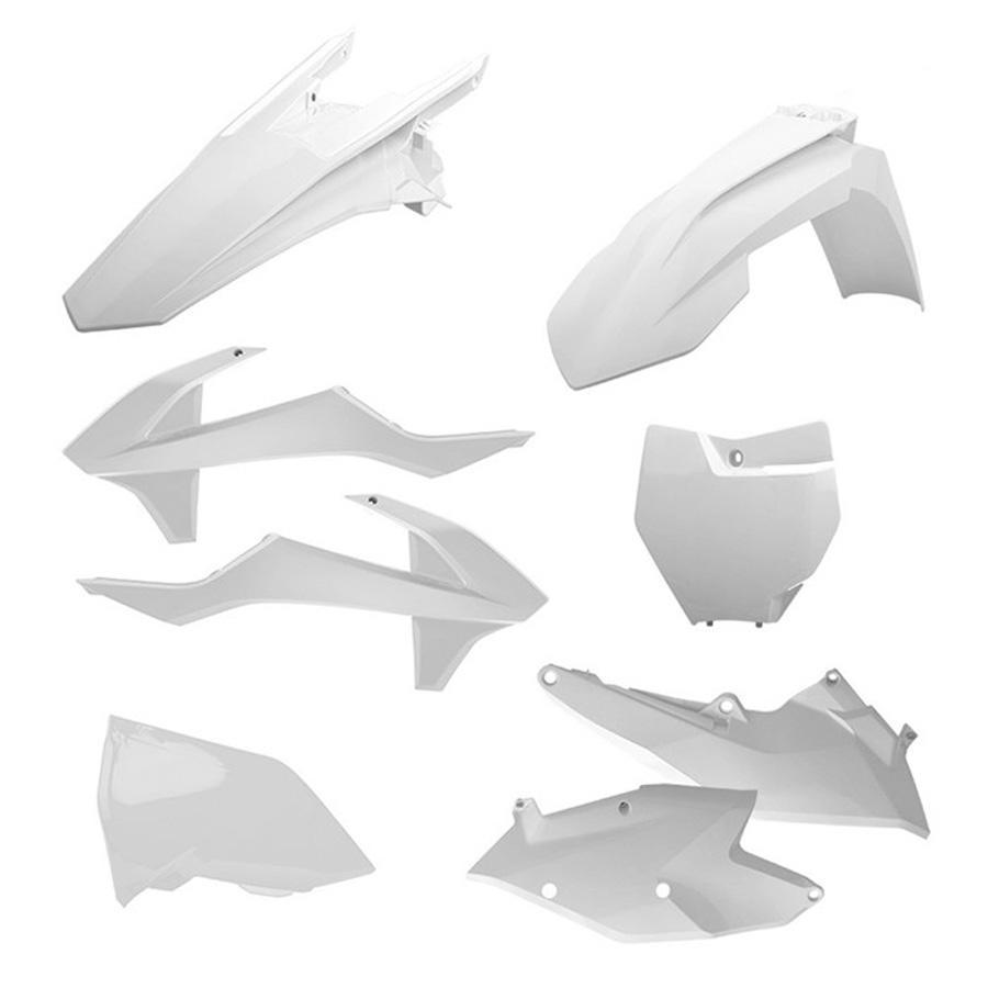 KIT PLASTICA COMPLETO POLISPORT KTM COLOR BLANCO 90708