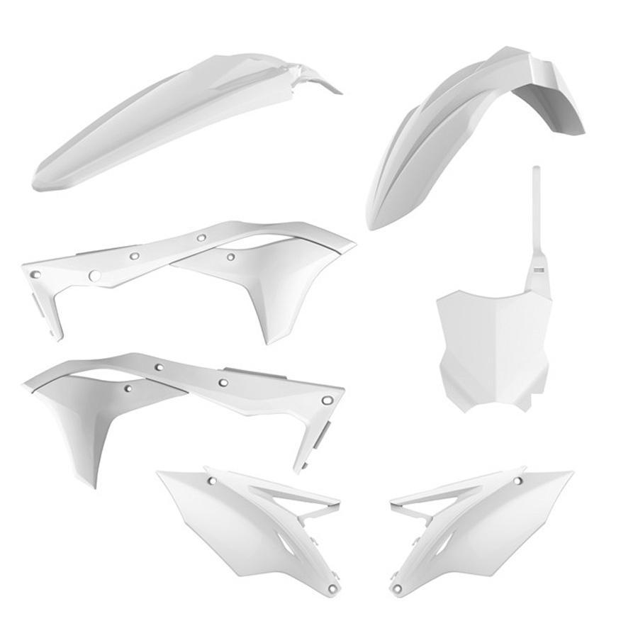 KIT PLASTICA COMPLETO POLISPORT KAWASAKI COLOR BLANCO 90714
