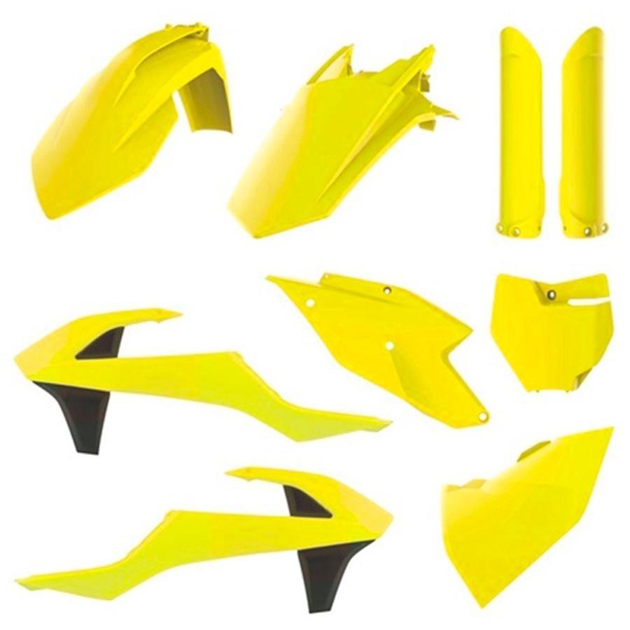 KIT PLASTICA COMPLETO POLISPORT KTM AMARILLO FLUOR 90740