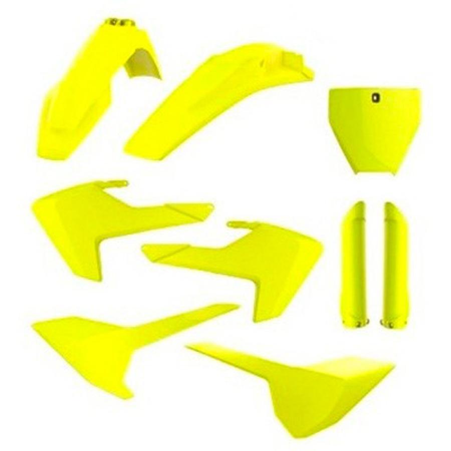 KIT PLASTICA COMPLETO POLISPORT HUSQVARNA AMARILLO FLUOR 90741