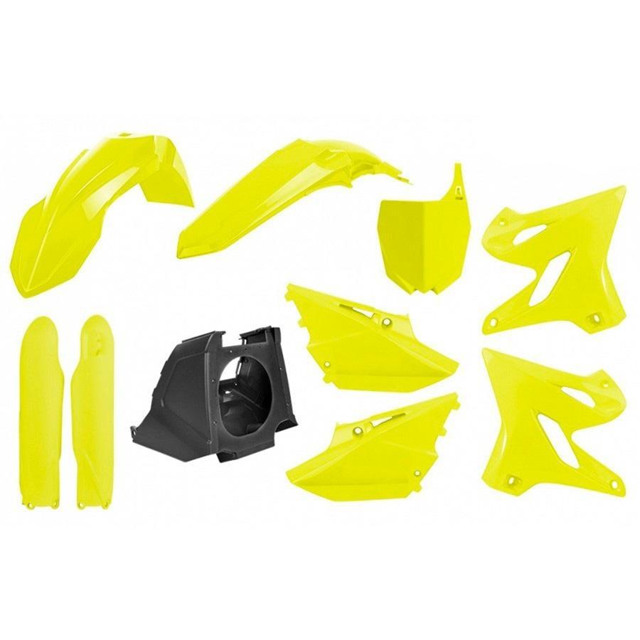 KIT PLASTICA COMPLETO POLISPORT YAMAHA RESTYLING AMARILLO FLÚOR 90745