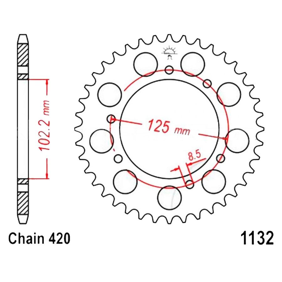 PLATO CORONA JT 1132 59T   420