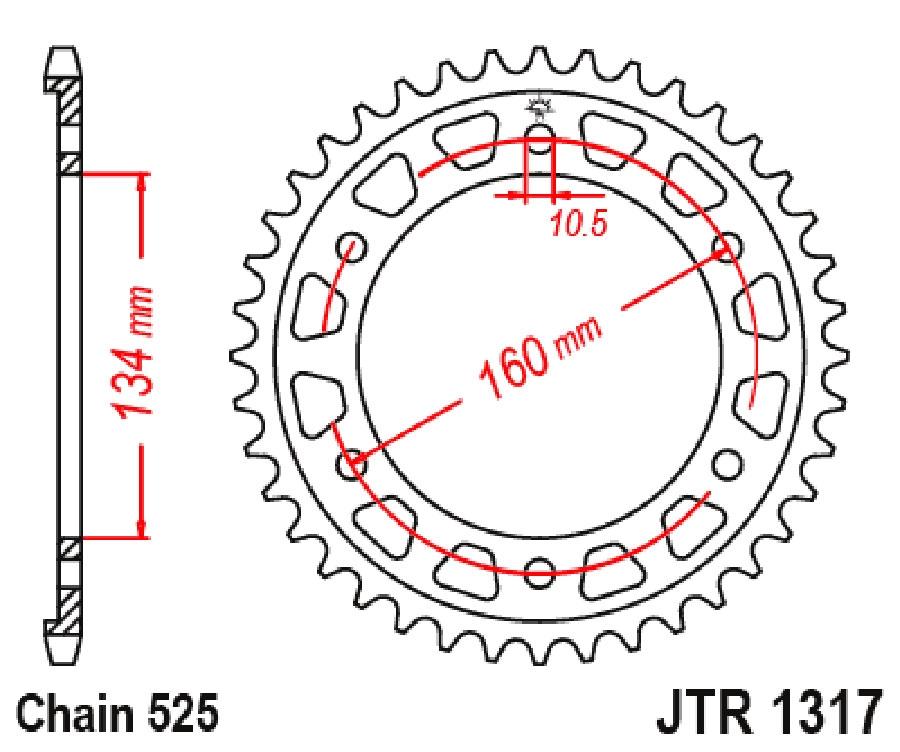 PLATO CORONA JT 1317 43T