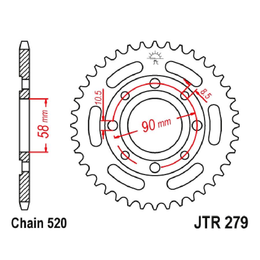 PLATO CORONA JT 279 40T
