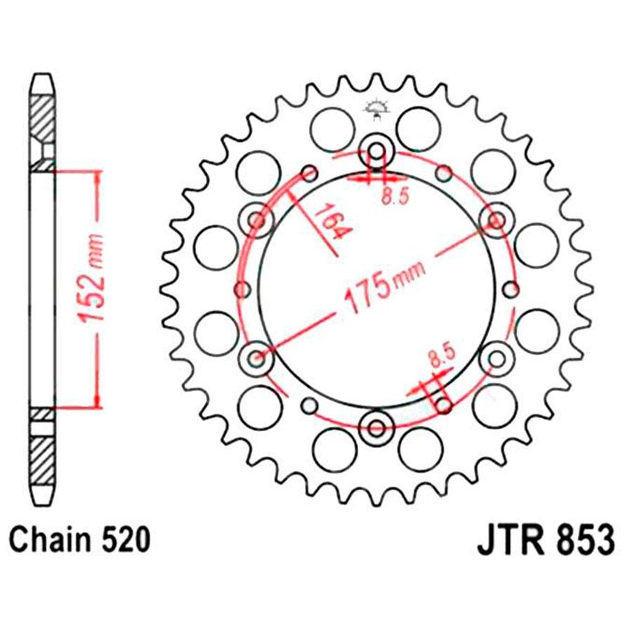 PLATO CORONA JT 853 49T J ERGAL  520