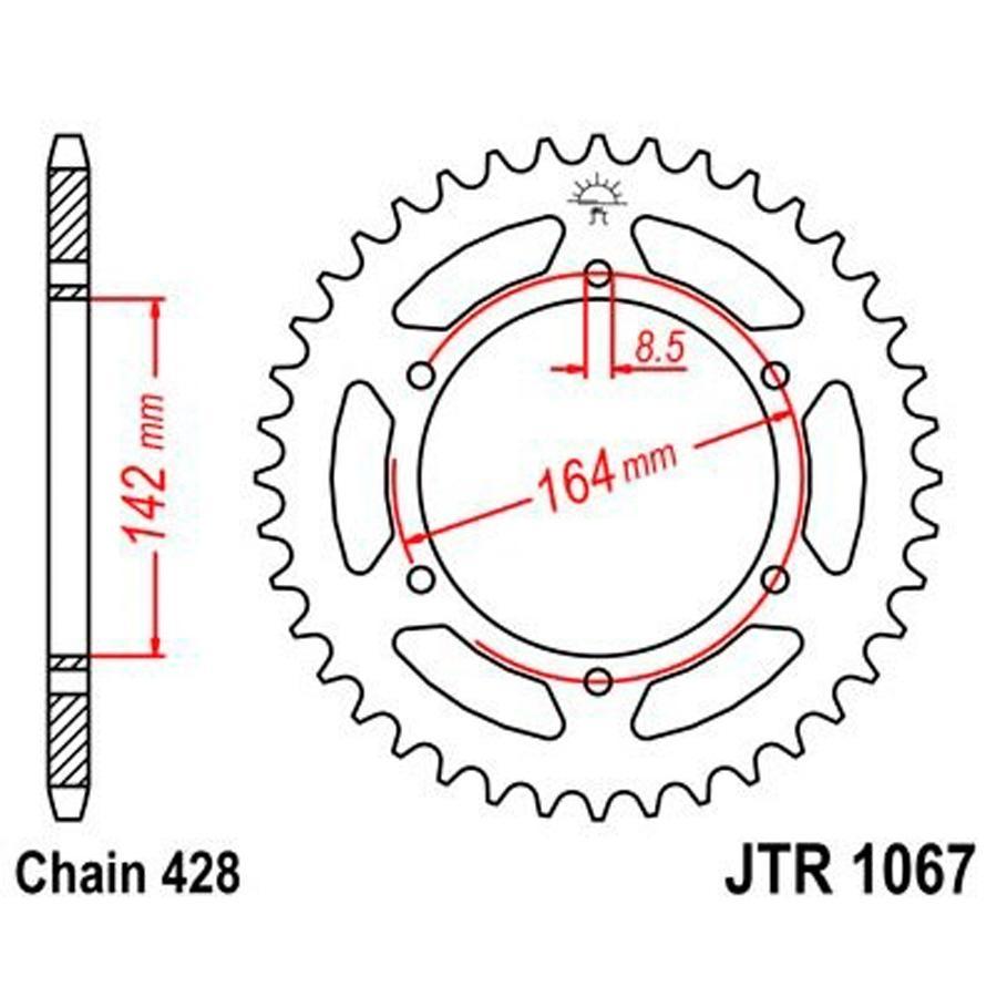 PLATO CORONA JT 1067 52T  428