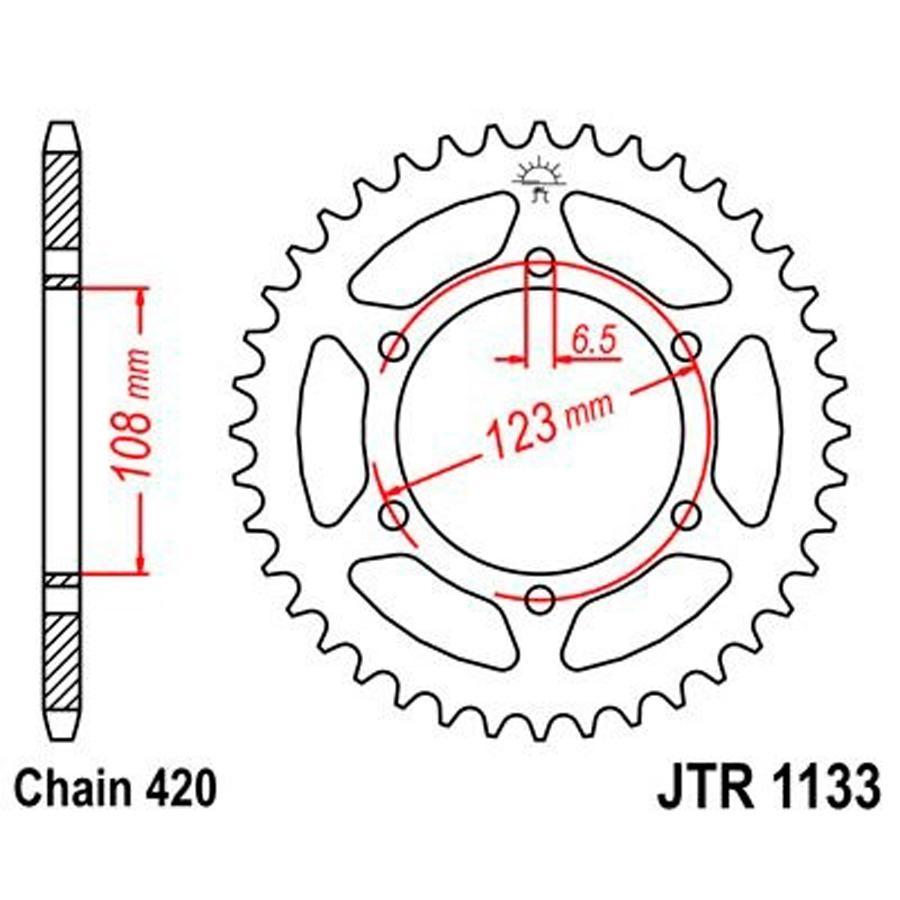 PLATO CORONA JT 1133 53T  420