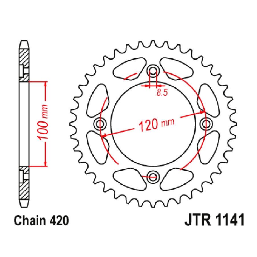 PLATO CORONA JT 1141 51T