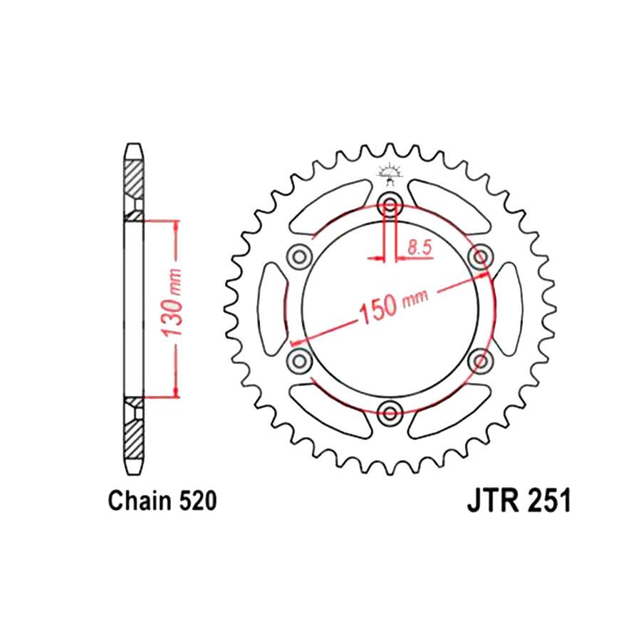 PLATO CORONA JT 251 49T  520