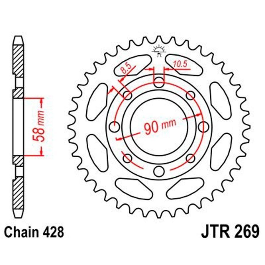 PLATO CORONA JT 269 34T  428