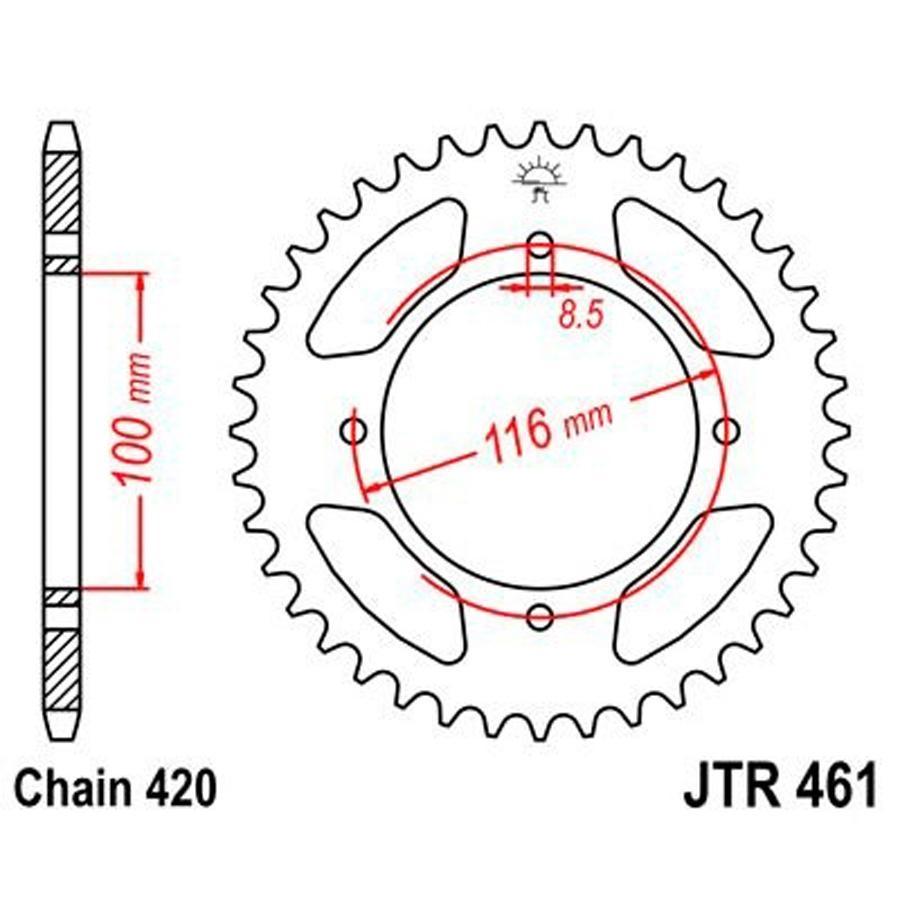PLATO CORONA JT 461 51T  420