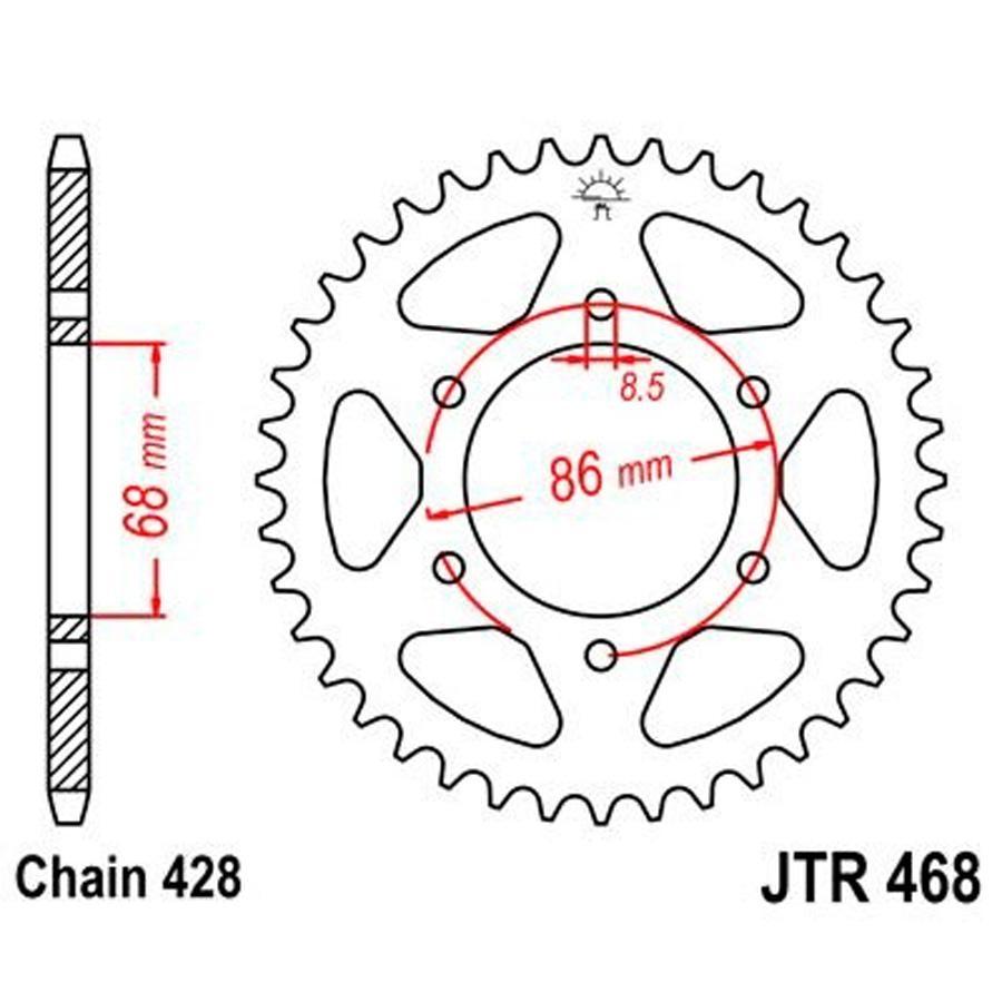 PLATO CORONA JT 468 36T  428