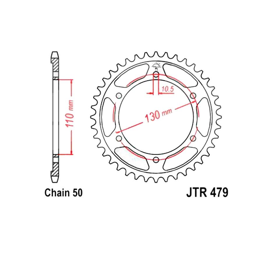 PLATO JT 479K 44T  520 SUPERSPROX RFE479X44BLK