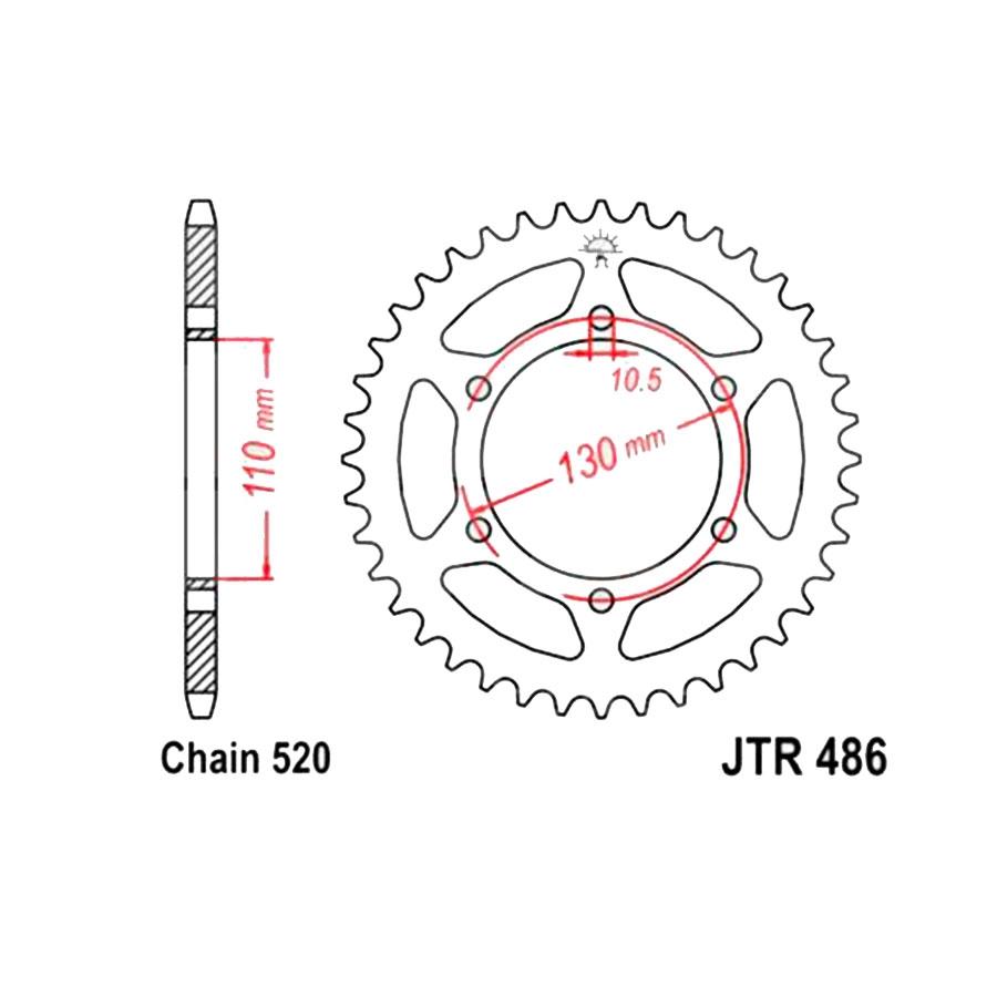 PLATO CORONA JT 486 42T ZBK 520