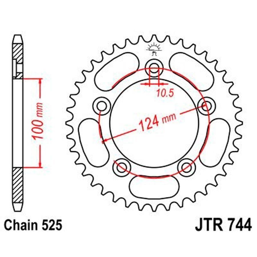 PLATO CORONA JT 744 39T  525