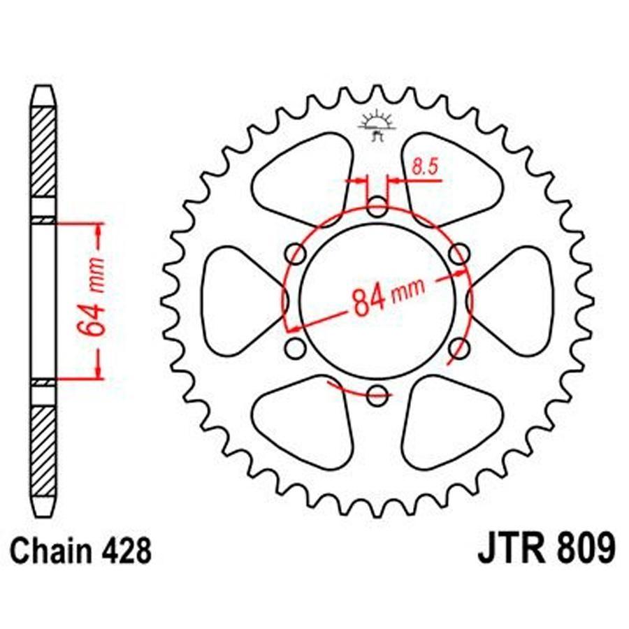 PLATO CORONA JT 809 53T  428