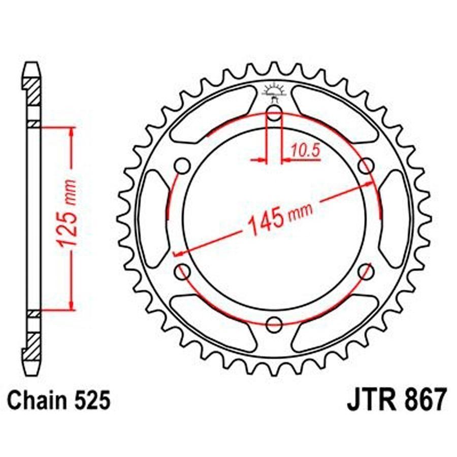 PLATO CORONA JT 867 42T  525
