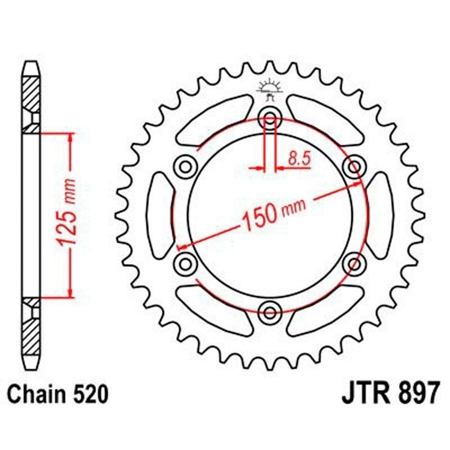 PLATO CORONA JT 897 38T  520