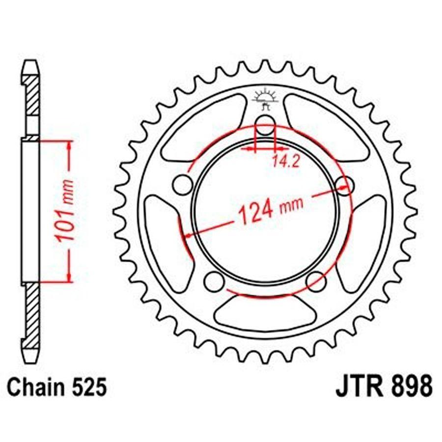 PLATO CORONA JT 898 38T  525