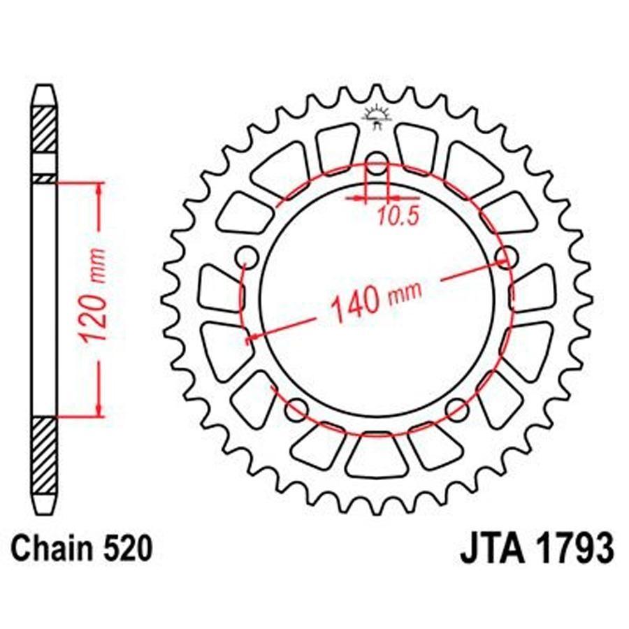 PLATO CORONA JT 1793 43T  520
