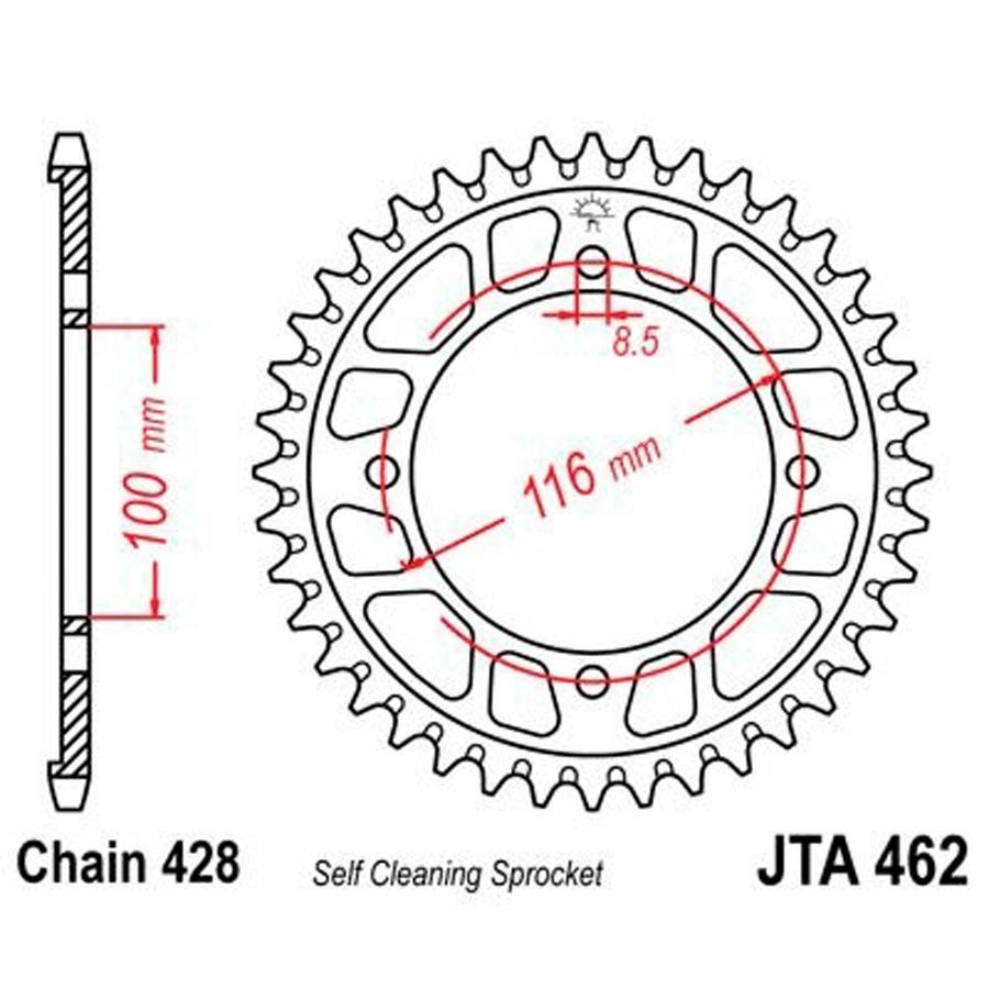 PLATO CORONA JT 462 51T  428