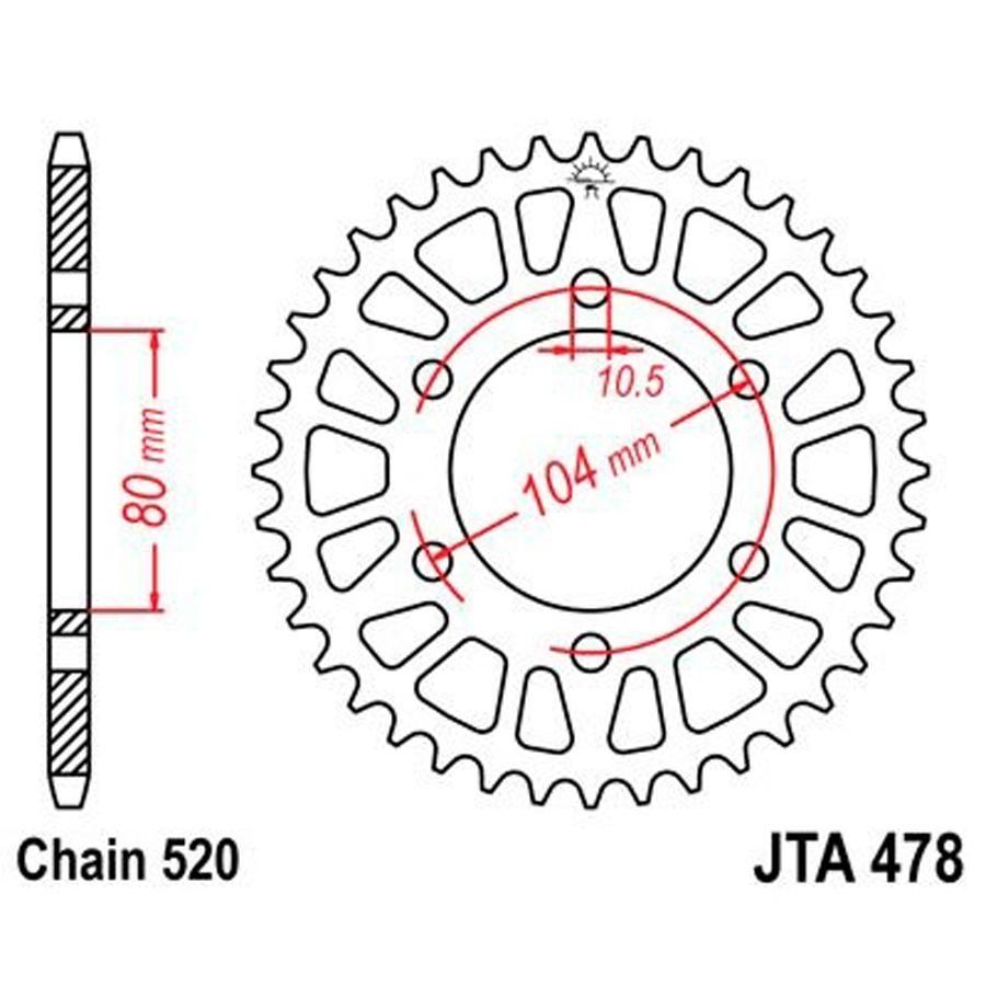 PLATO CORONA JT 478 47T  520