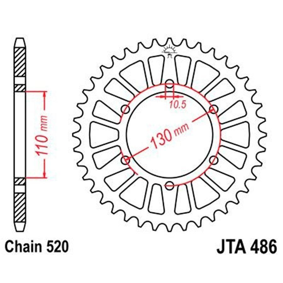 PLATO CORONA JT A486 43T  520