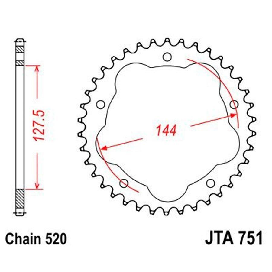 PLATO CORONA JT 751 38T  520