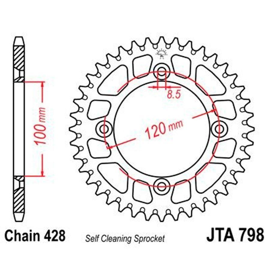 PLATO CORONA JT 798 48T  428