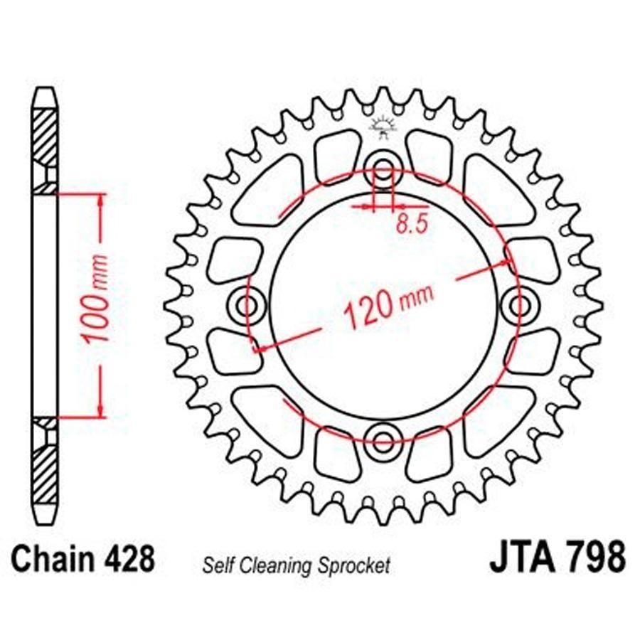 PLATO CORONA JT 798 52T  428
