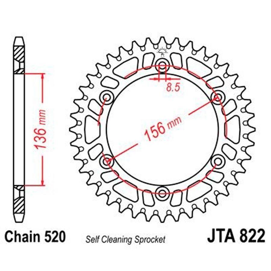 PLATO CORONA JT 822 52T  520