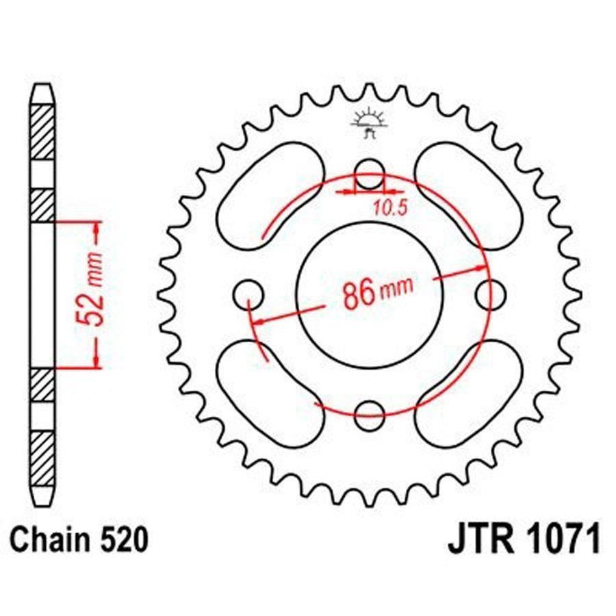 PLATO CORONA JT 1071 30T  520