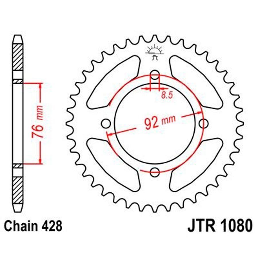 PLATO CORONA JT 1080 39T  428