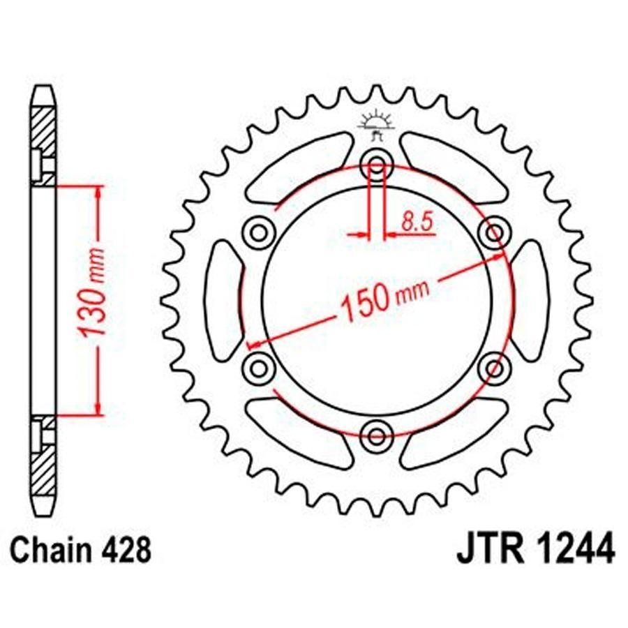PLATO CORONA JT 1244 54T  428