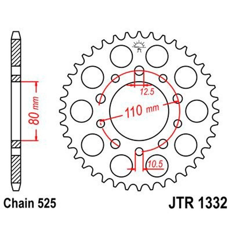 PLATO CORONA JT 1332 36T  525