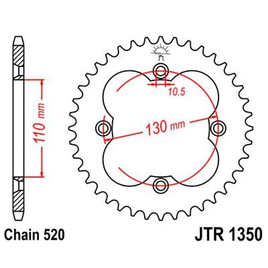 PLATO CORONA JT 1350 39T  520