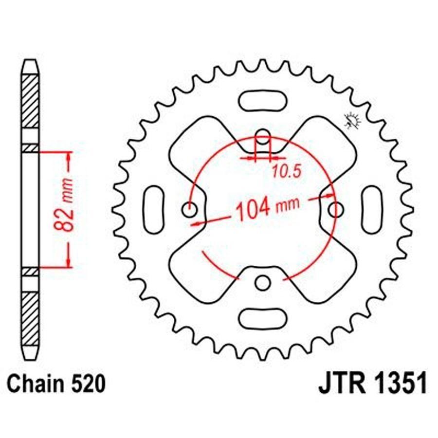 PLATO CORONA JT 1351 40T  520