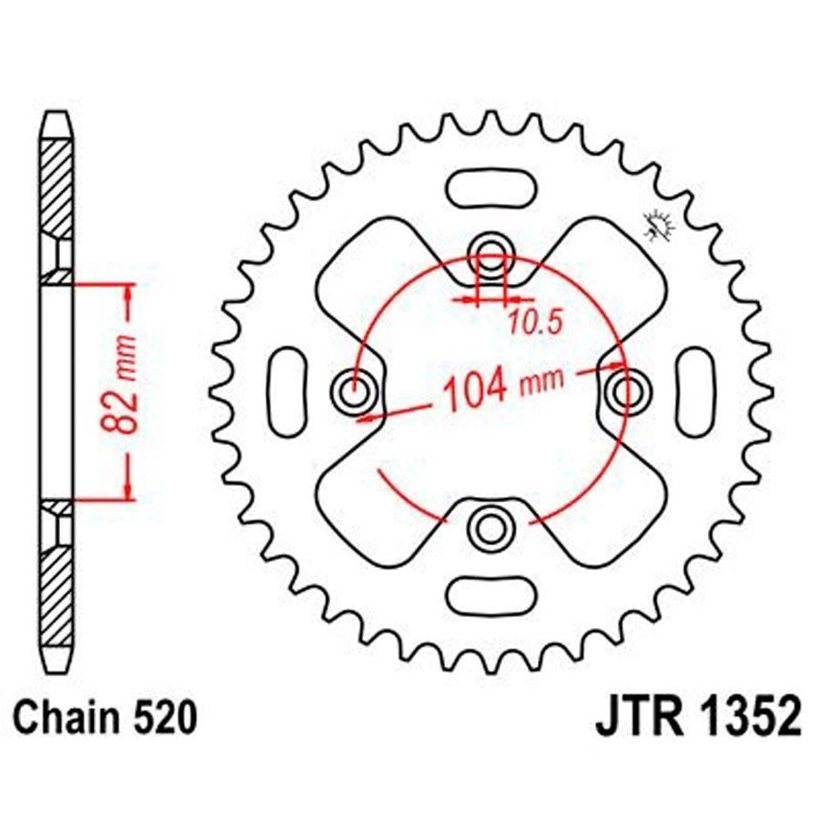 PLATO CORONA JT 1352 40T  520