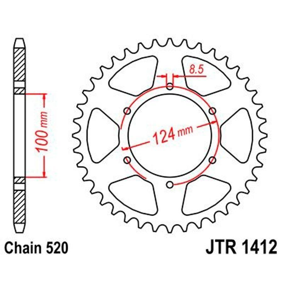 PLATO CORONA JT 1412 37T  520