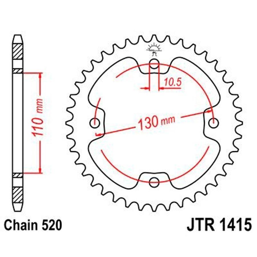 PLATO CORONA JT 1415 38T  520