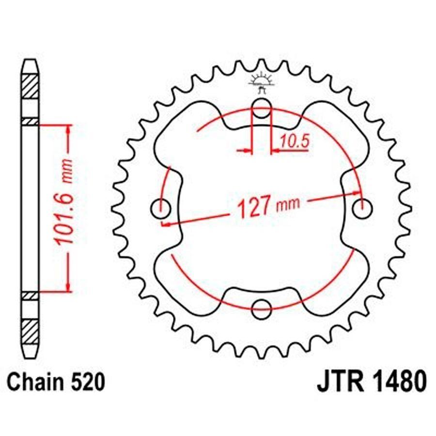 PLATO CORONA JT 1480 37T  520