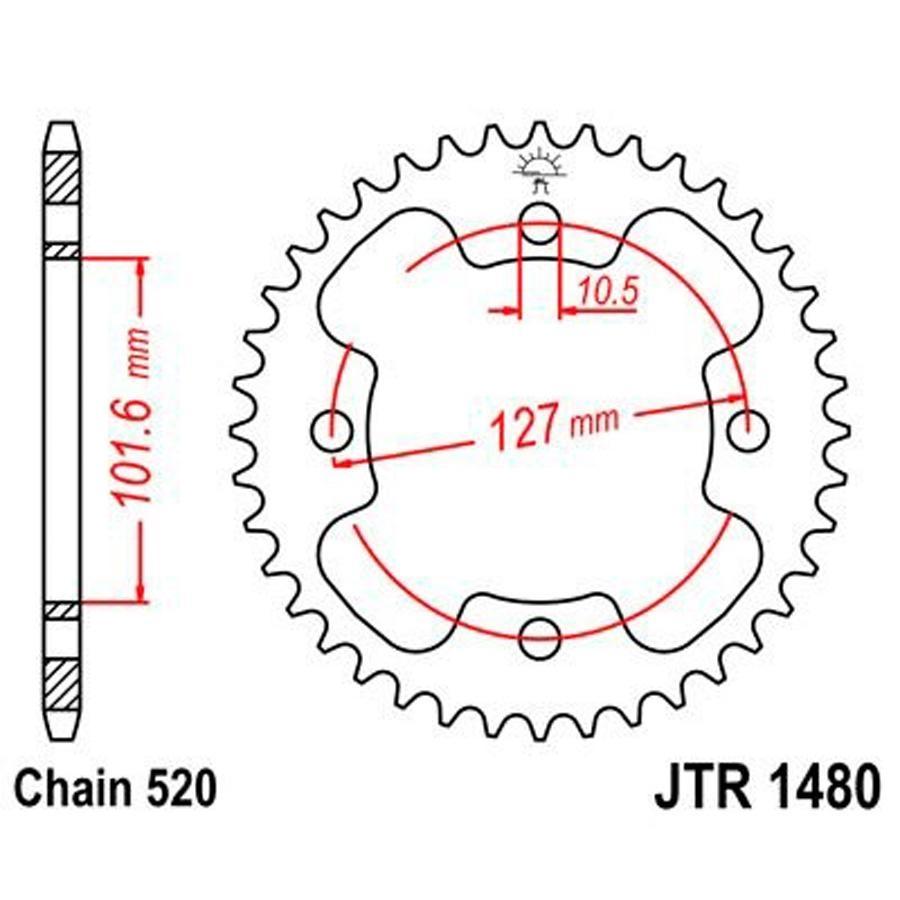 PLATO CORONA JT 1480 38T  520