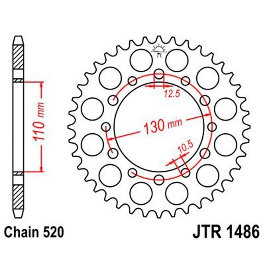 PLATO CORONA JT 1486 42T  520