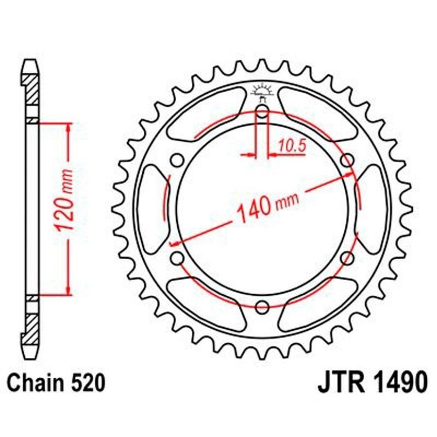 PLATO CORONA JT 1490 37T  520