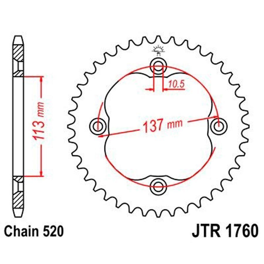 PLATO CORONA JT 1760 40T  520