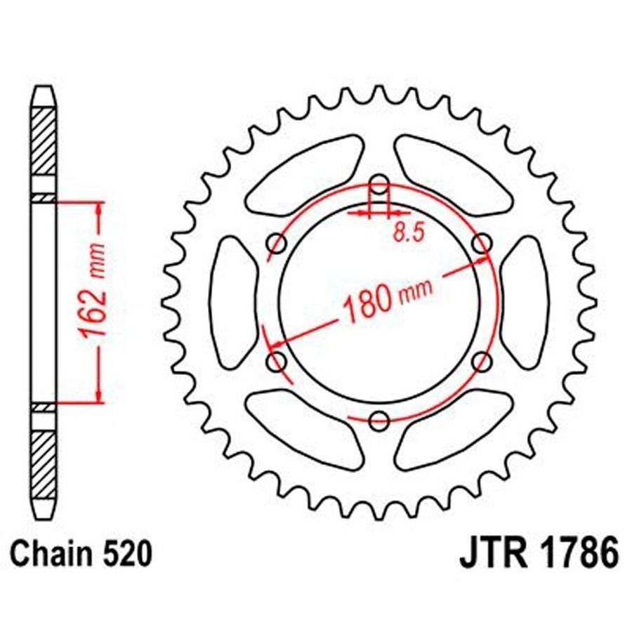 PLATO CORONA JT 1786 52T  520