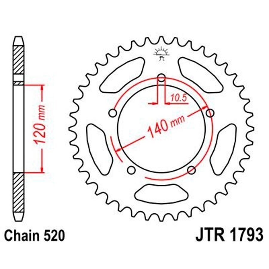 PLATO CORONA JT 1793 42T  520